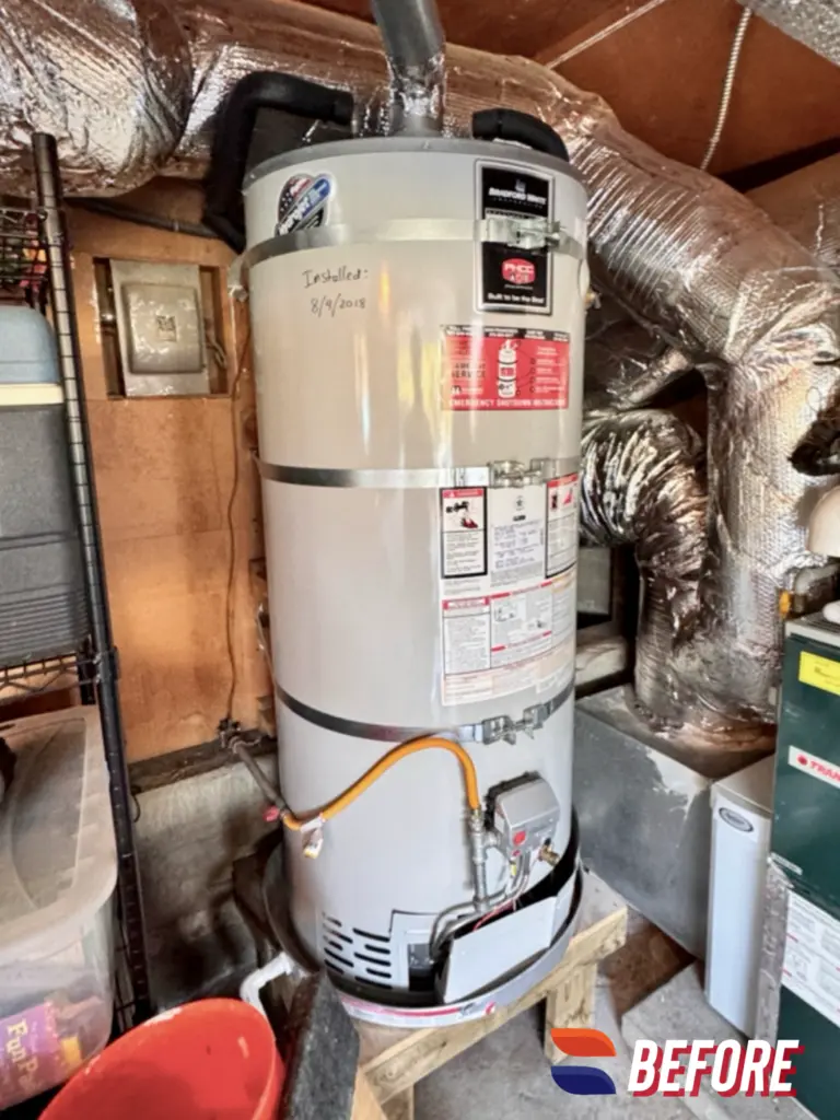 Bradford White 65 gallon heat pump water heater installed by Nur HVAC