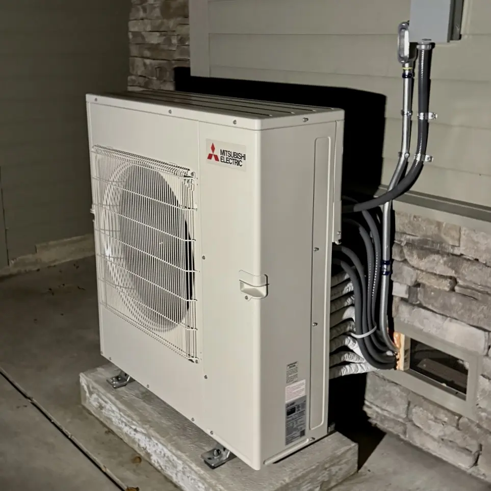 Mitsubishi MXZ-5C42NA five-zone system installed by Nur HVAC