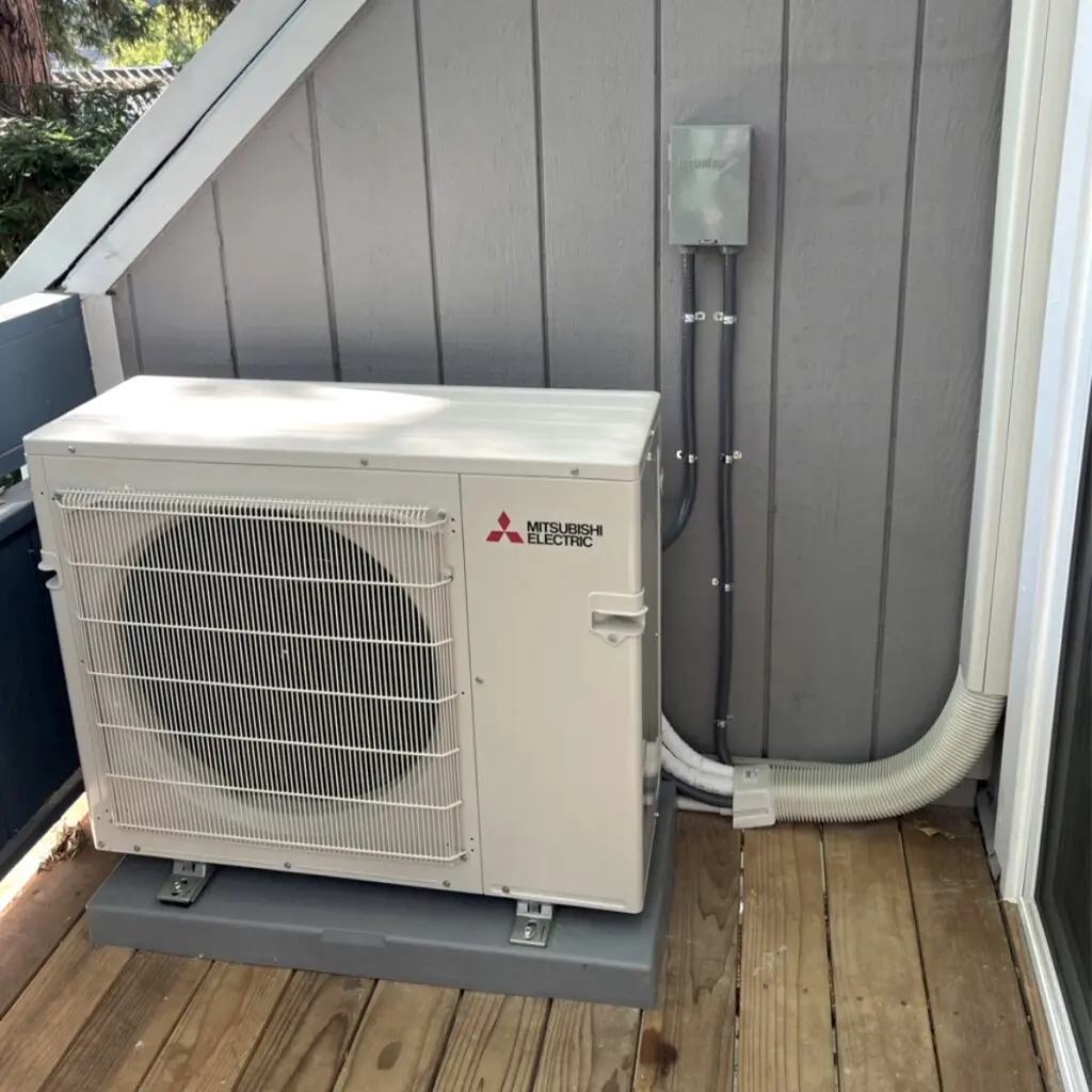 Mitsubishi MSZ-FS18NA 18,000 BTU mini-split installed by Nur HVAC