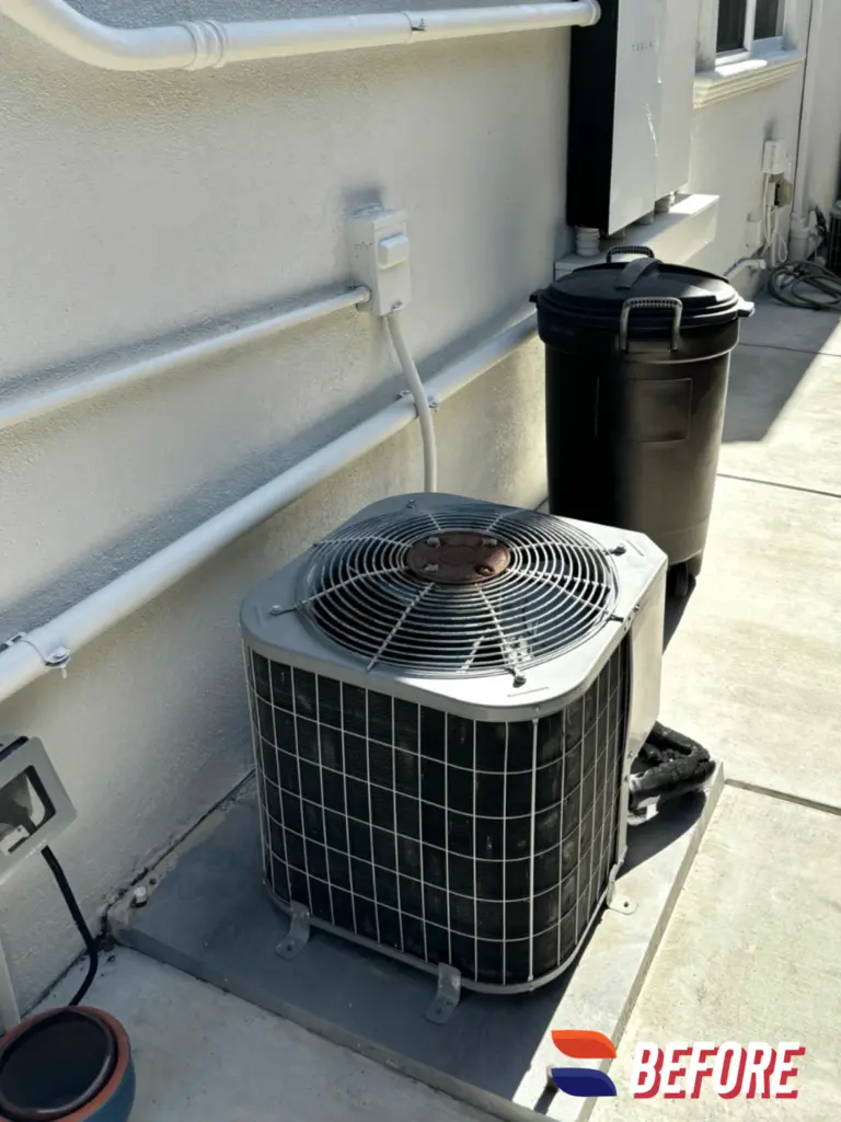 Mitsubishi MXZ-SM36 heat pump condenser installed by Nur HVAC