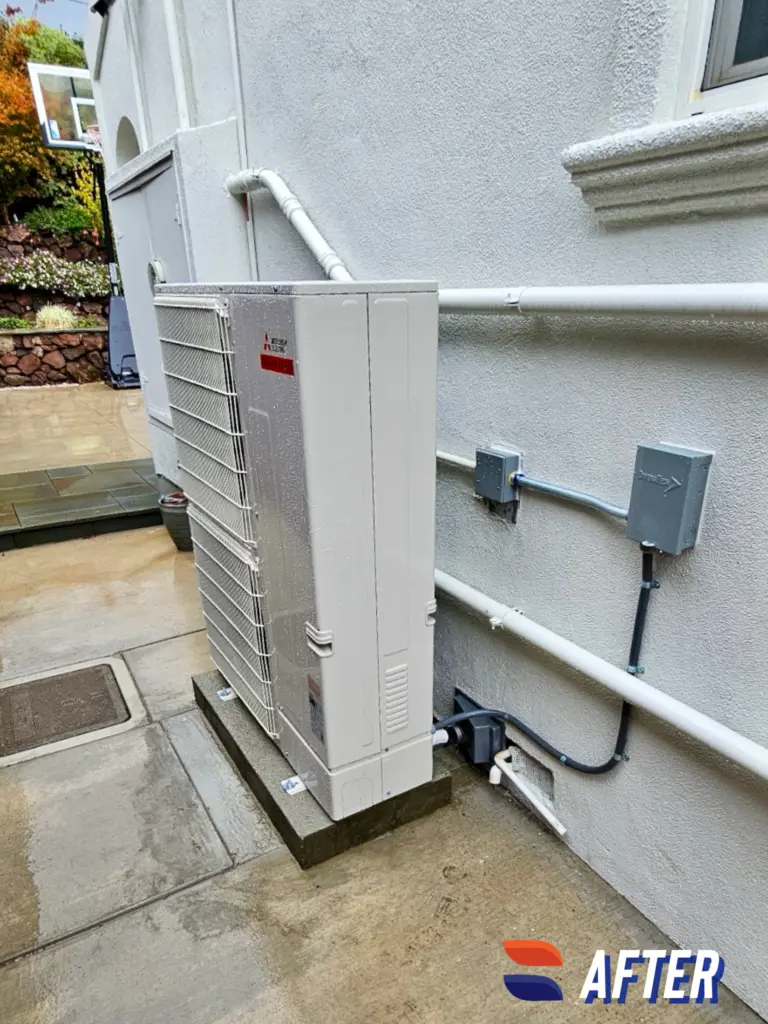 Mitsubishi MXZ-SM36 multi-zone heat pump installed by Nur HVAC
