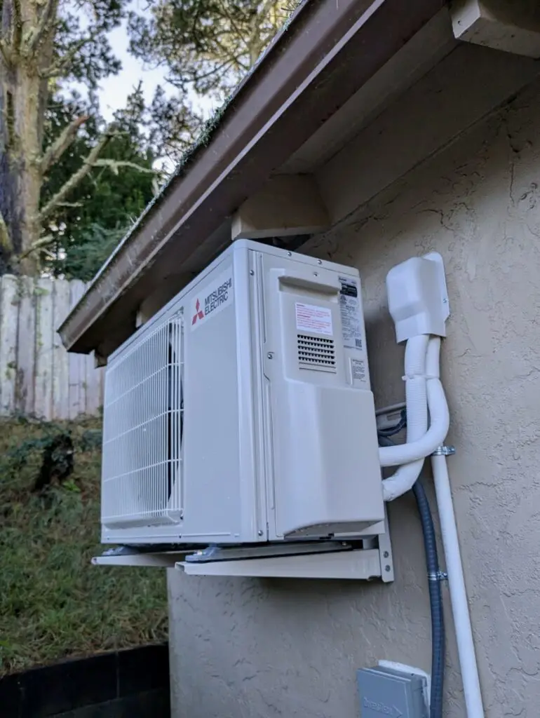 Mitsubishi MUZ-JP12WA mini split system installed by Nur HVAC in Daly City, CA