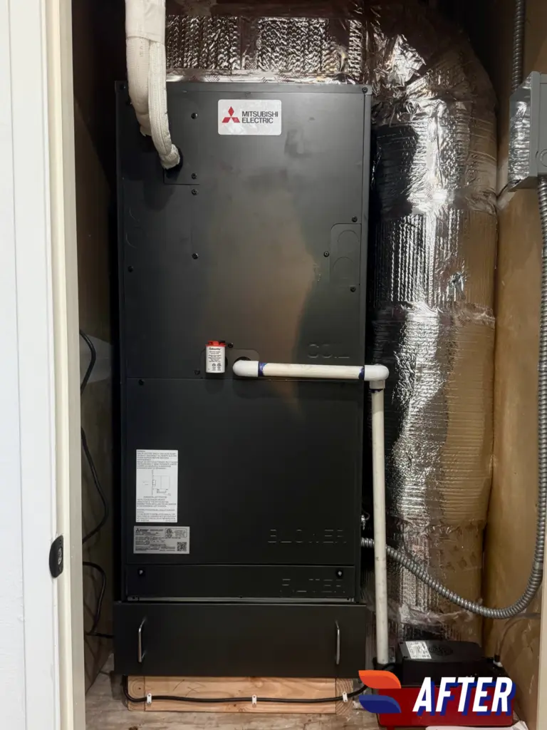 Mitsubishi SUZ-KA36NA heat pump installed by Nur HVAC