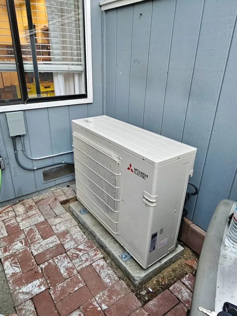 Mitsubishi FS-series mini-split system installed by Nur HVAC