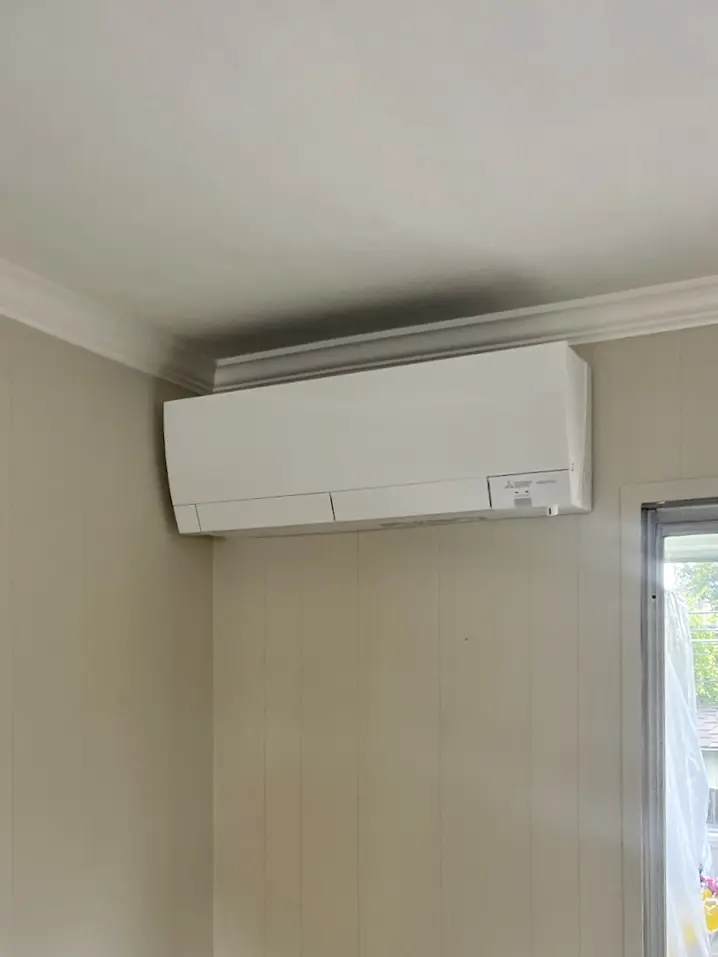 Mitsubishi MXZ-SM36NAM2 ductless mini-split system installed by Nur HVAC