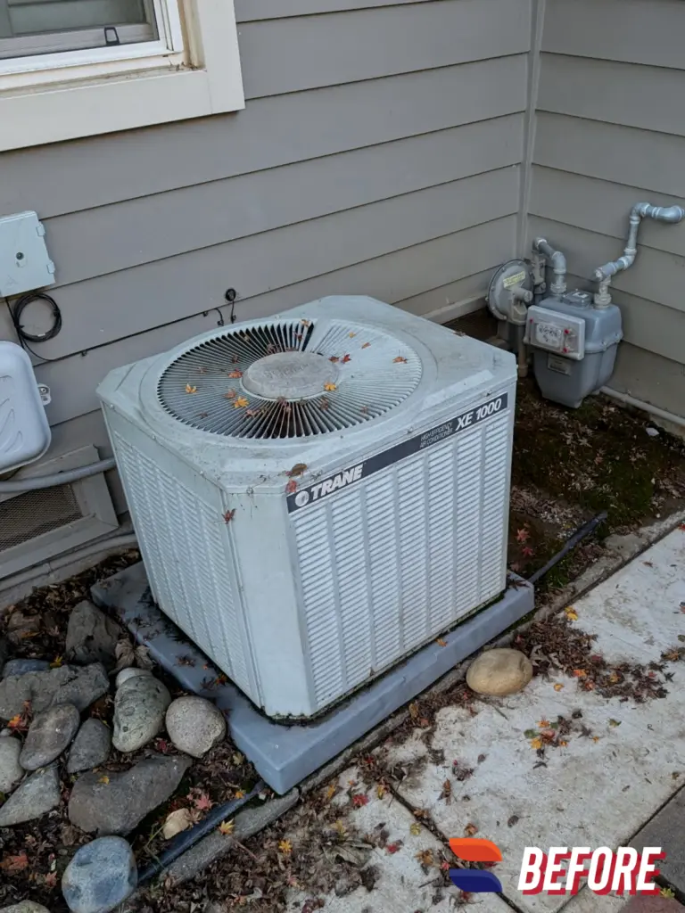 Gree FLEXX36HP230V1AO outdoor heat pump unit installed by Nur HVAC