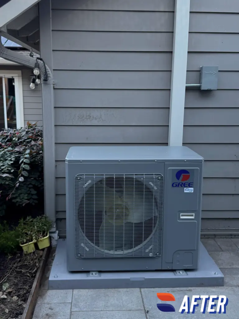Gree FLEXX36HP230V1AO heat pump system installed by Nur HVAC