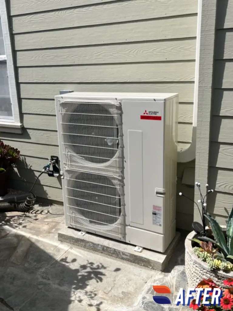 Mitsubishi MXZ-SM60NAM heat pump installed by Nur HVAC