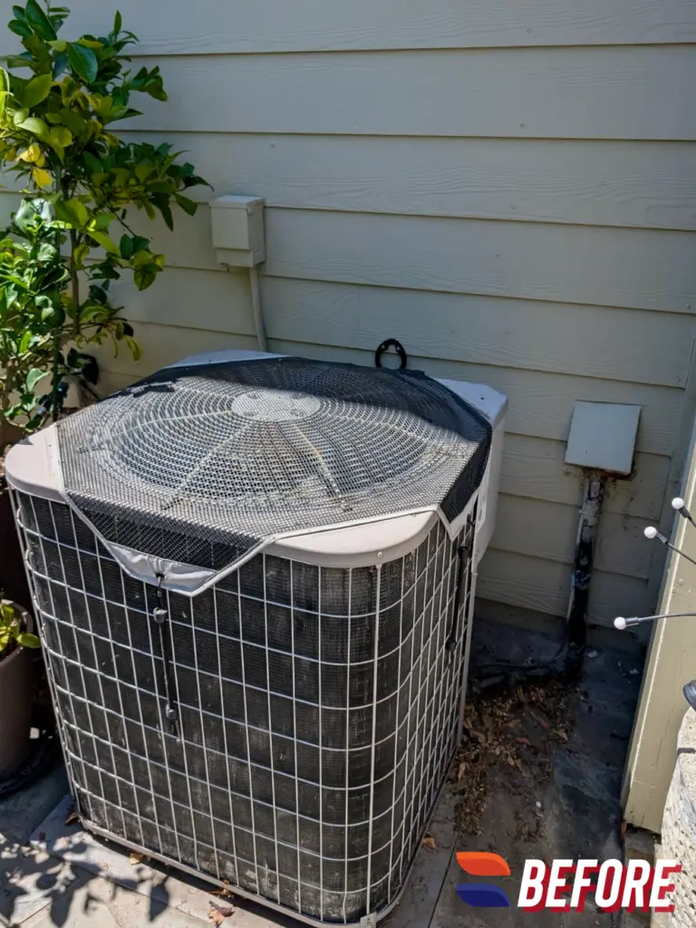 Mitsubishi MXZ-SM60NAM outdoor heat pump unit installed by Nur HVAC
