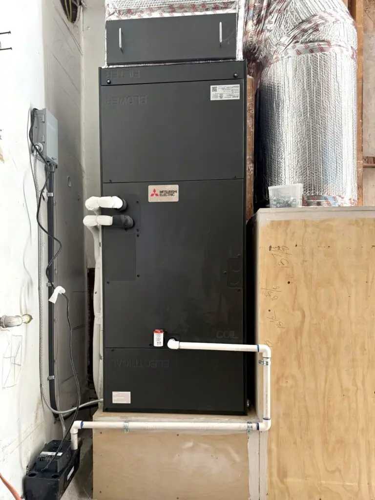 Mitsubishi MXZ-SM48NAM multi-zone heat pump installed by Nur HVAC