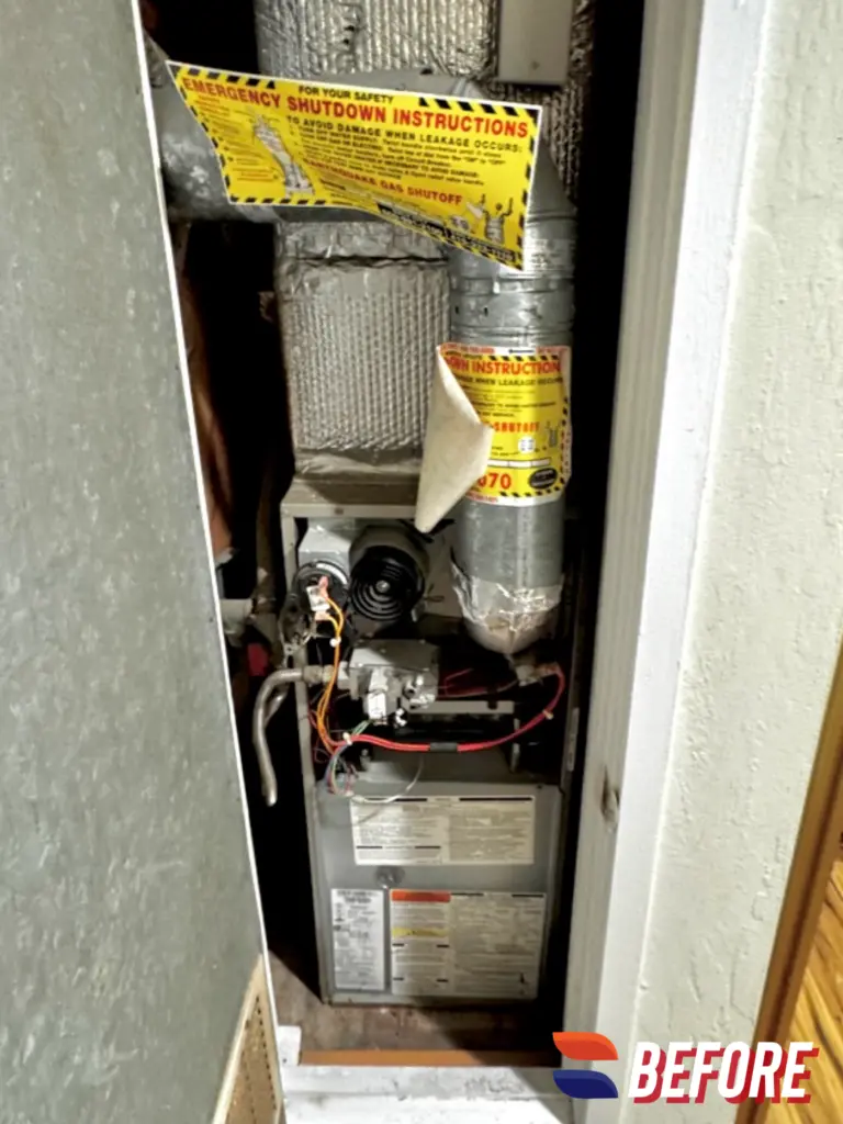 Carrier Comfort gas furnace 58SB1B045M1412 installed by Nur HVAC