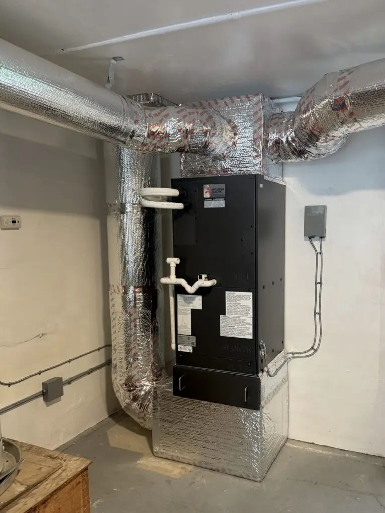 Mitsubishi SUZ-KA36NA heat pump installed by Nur HVAC