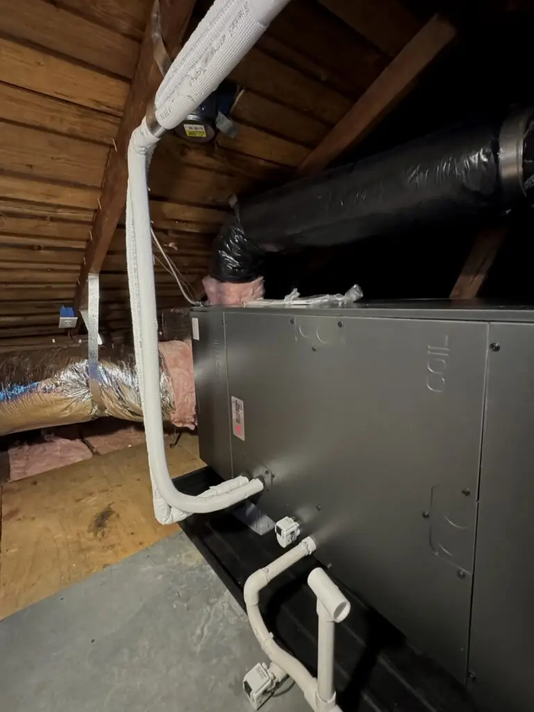 Mitsubishi MXZ-SM48NAM2 heat pump system installed by Nur HVAC