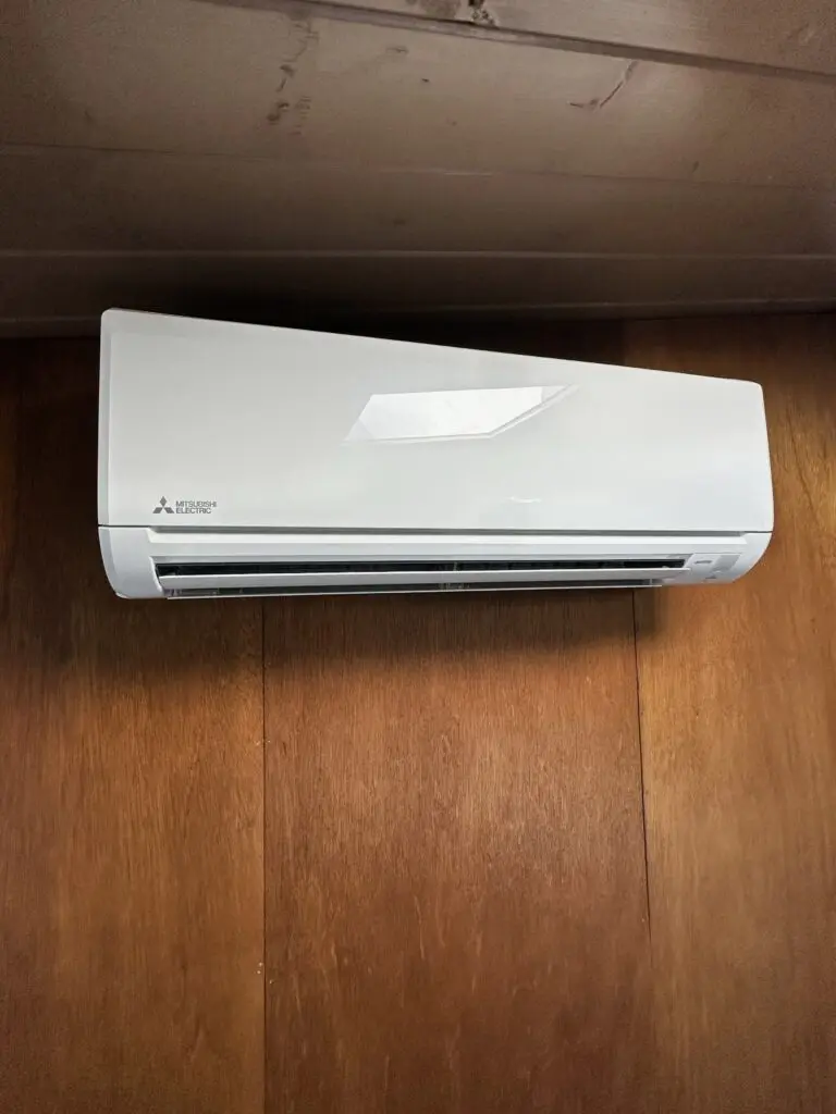 Mitsubishi MUZ-JP09NA one-zone ductless mini split installed by Nur HVAC