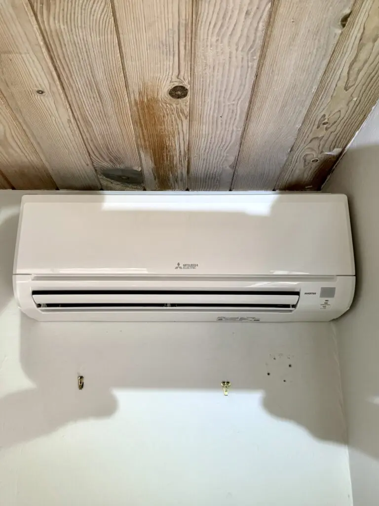 Mitsubishi ductless system installation by Nur HVAC