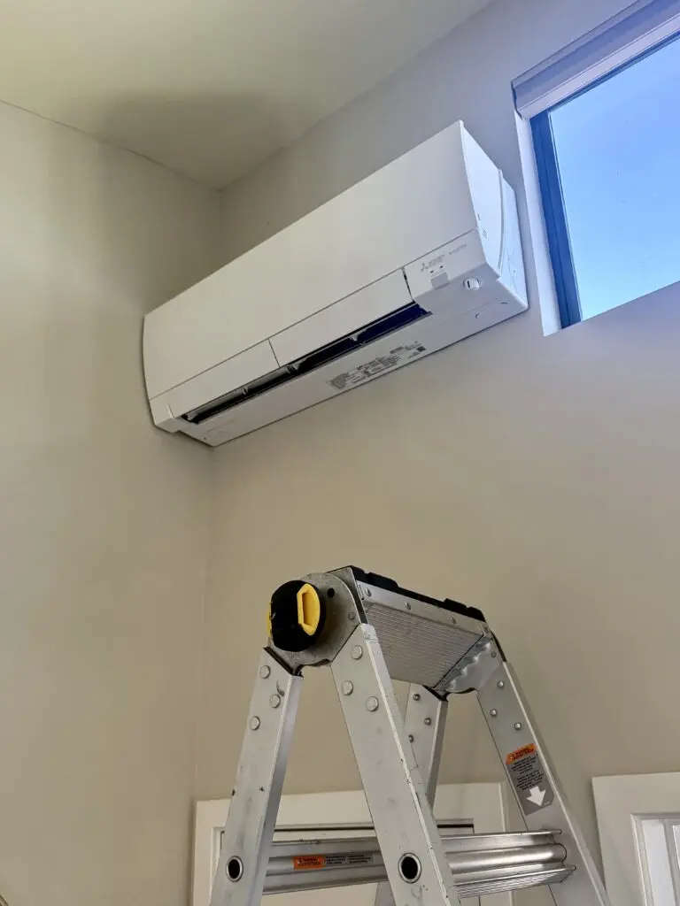 Mitsubishi Electric FS-Series ductless wall-mounted unit installed by Nur HVAC