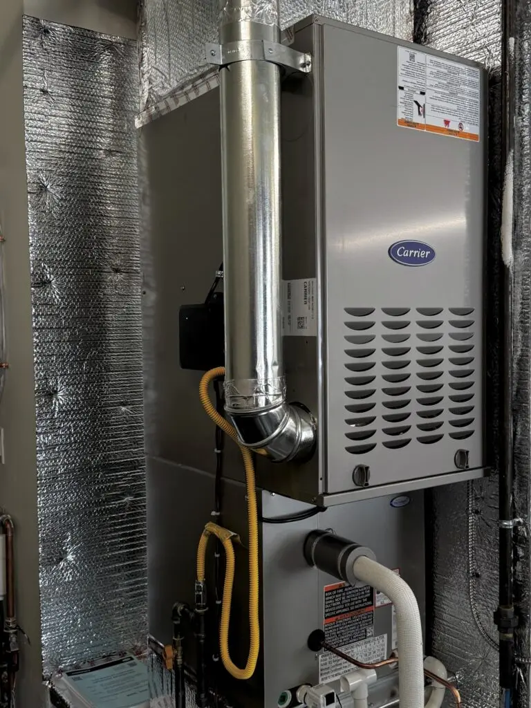 We just installed a Carrier 58SB1 furnace, built for efficient, reliable comfort even on the coldest days. Compact, powerful, and designed to keep your home cozy without wasting energy.

No stress. No chilly nights. Just warmth when you need it most.

Thinking about upgrading before the cold sets in? Give us a call today!