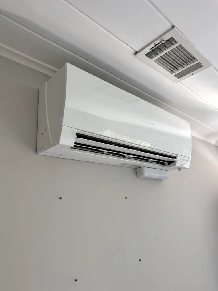 Zoned HVAC indoor unit installed by Nur HVAC
