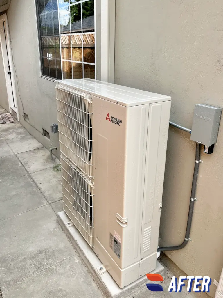 Mitsubishi PUZ-AK36NL heat pump installed by Nur HVAC
