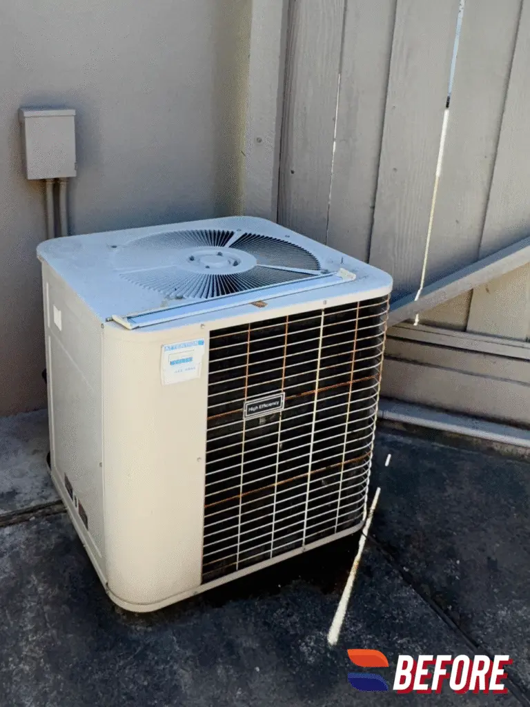 Attic air handler installation by Nur HVAC