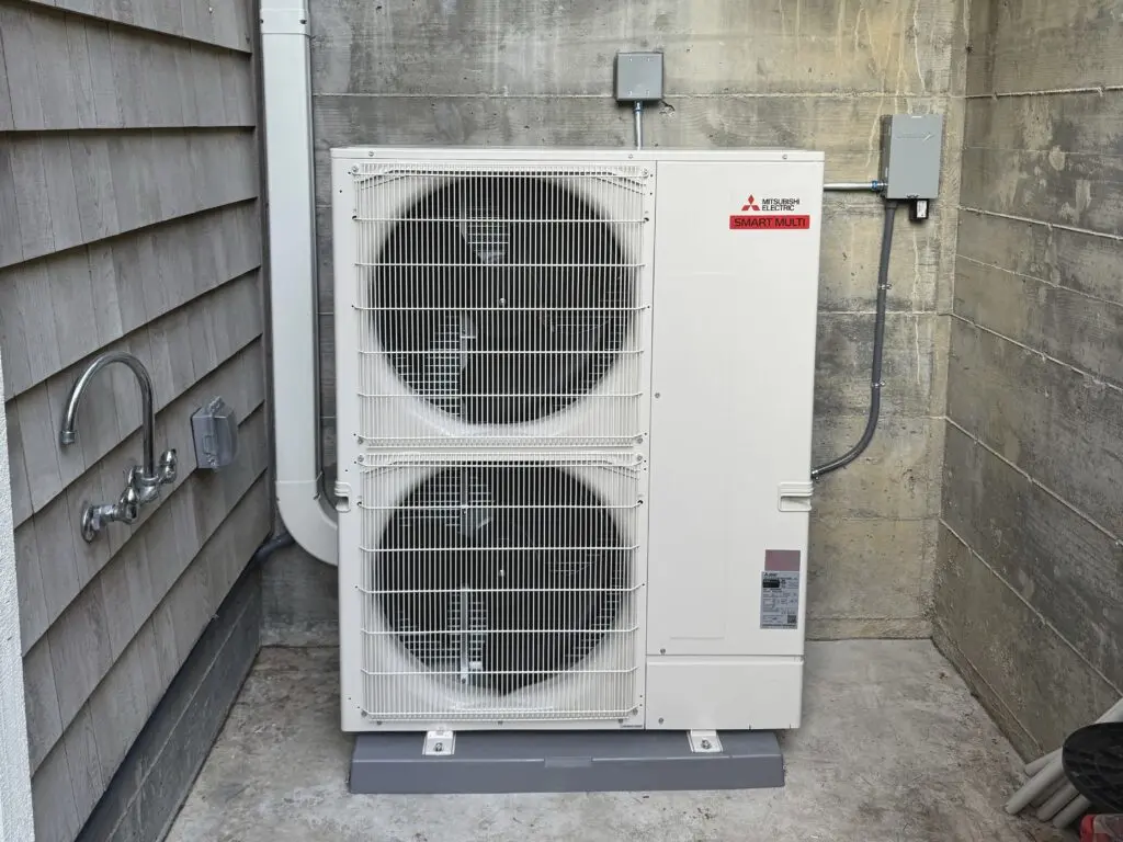 Mitsubishi FS-Series mini split system installed by Nur HVAC
