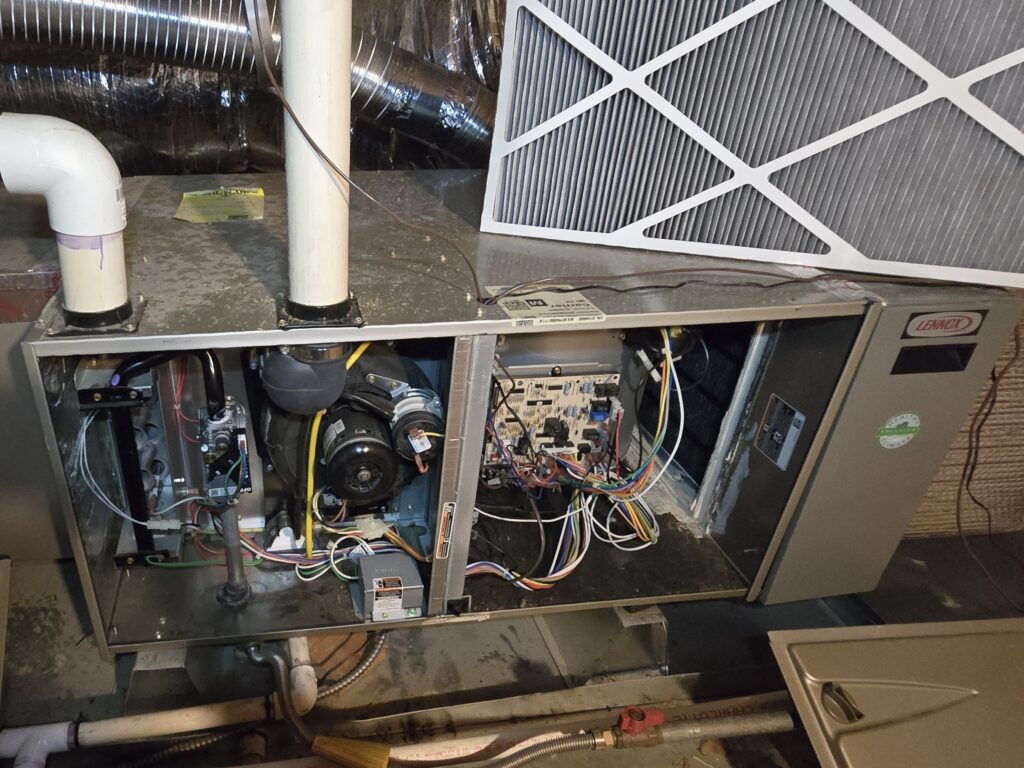 As the cold weather approaches, now’s the perfect time to make sure your HVAC system is ready to keep you warm and comfortable all season long. 🏡🔥

Our team recently completed a full maintenance check — inspecting the furnace and AC units for one of our customers to ensure everything runs smoothly, efficiently, and safely.

Regular maintenance helps to:
✅ Improve system efficiency
✅ Prevent unexpected breakdowns
✅ Extend equipment lifespan
✅ Keep your home cozy all winter

Don’t wait until the first frost! Schedule your HVAC maintenance today and enjoy worry-free comfort all season.

📞 Contact us for a maintenance visit or free estimate — we’ll make sure your system is winter-ready!
