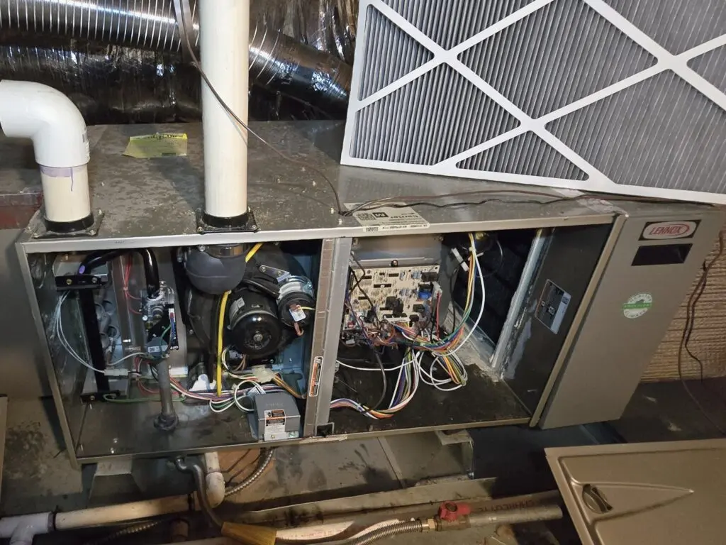 HVAC furnace and AC maintenance check performed by Nur HVAC