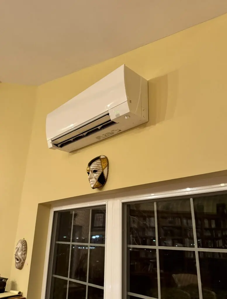 Mitsubishi FS-Series mini-split system installed by Nur HVAC