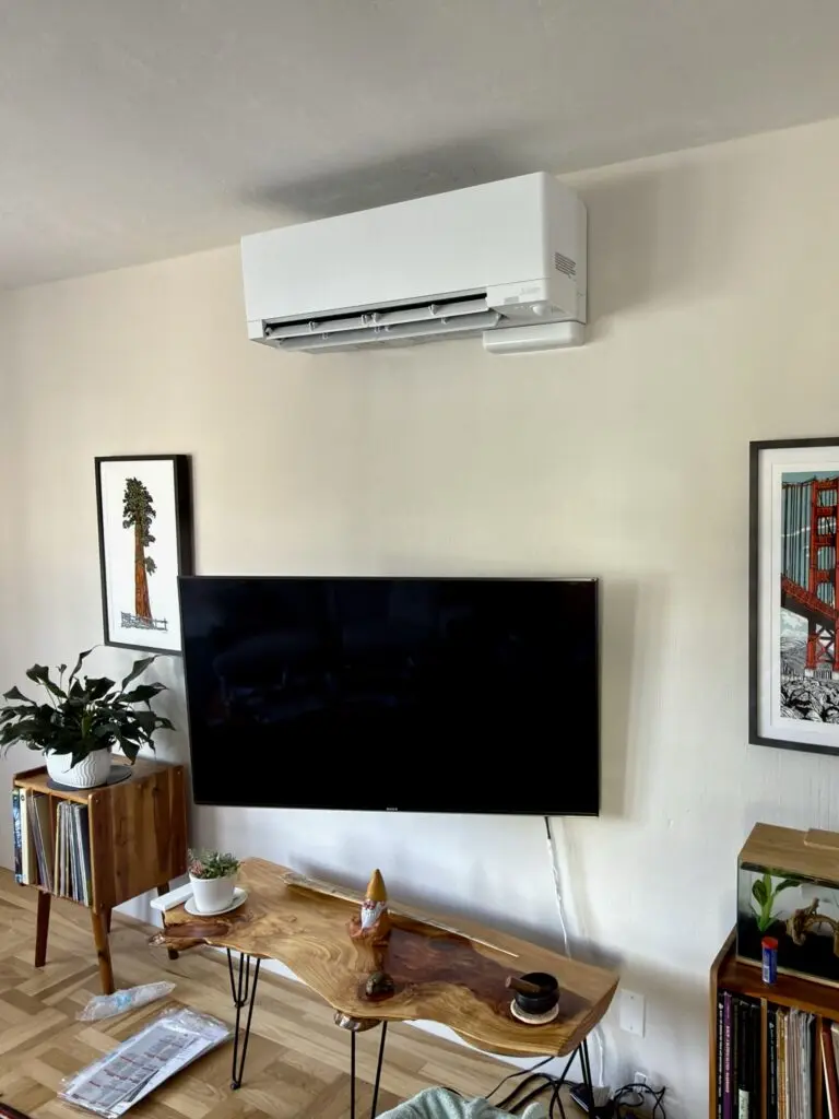 Mitsubishi Electric MSZ-FX09NL ductless indoor unit installed by Nur HVAC