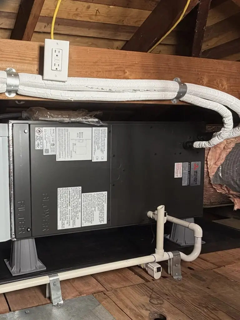 Mitsubishi Electric SUZ-AA30NL heat pump installed by Nur HVAC