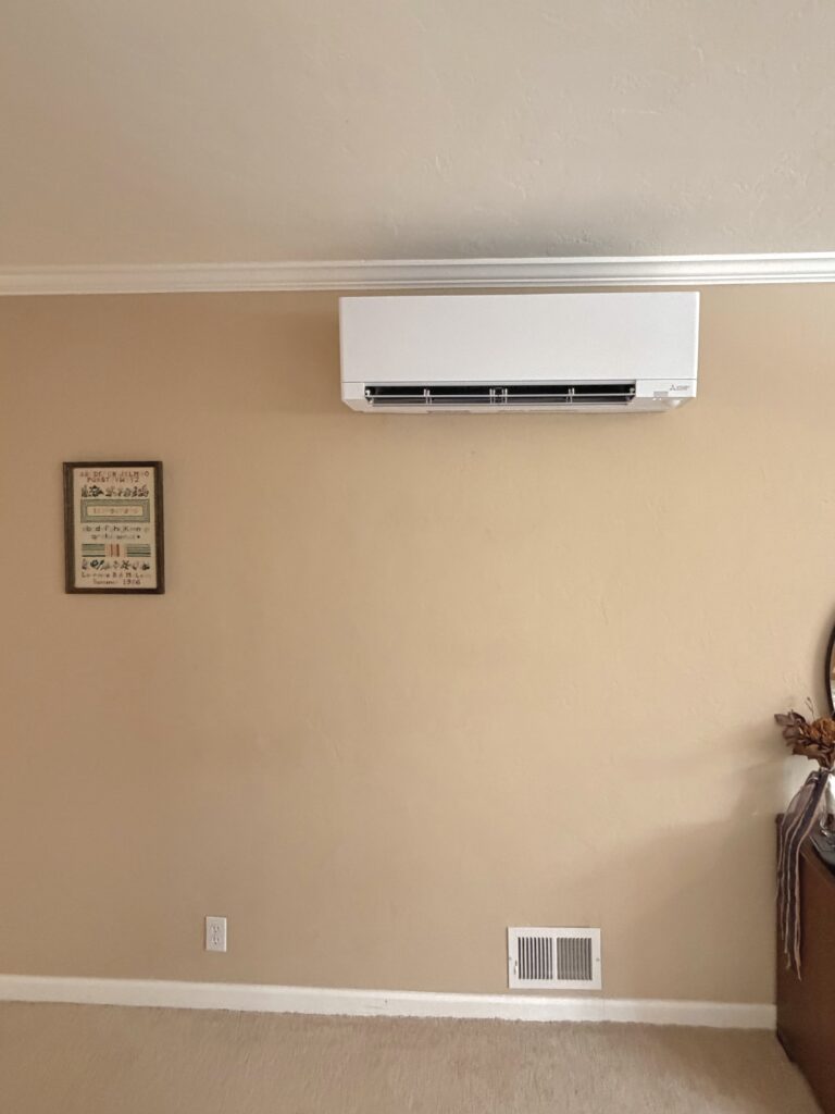 We recently completed a Mitsubishi MXZ-3D24NL heat pump installation with multiple MSZ-FX06NL wall-mounted units in Belmont, helping a homeowner transition from an older gas furnace to a modern all-electric comfort solution.

The existing furnace had served the home for many years, but it was becoming less efficient and lacked the flexibility to provide customized comfort throughout the house. The homeowner wanted a quieter, more energy-efficient system that could provide both heating and cooling while reducing reliance on natural gas.

A Mitsubishi ductless mini-split system was the perfect fit.

The MXZ-3D24NL outdoor heat pump provides reliable year-round performance, while the MSZ-FX06NL wall-mounted units allow each space to be controlled independently. Whether one room needs cooling while another requires heating, the system can deliver comfort exactly where it’s needed.

Thinking about upgrading your home’s comfort and efficiency?

Contact NUR HVAC today for a free estimate.