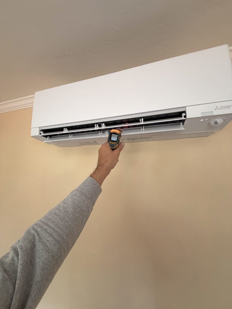 We recently completed a Mitsubishi MXZ-3D24NL heat pump installation with multiple MSZ-FX06NL wall-mounted units in Belmont, helping a homeowner transition from an older gas furnace to a modern all-electric comfort solution.

The existing furnace had served the home for many years, but it was becoming less efficient and lacked the flexibility to provide customized comfort throughout the house. The homeowner wanted a quieter, more energy-efficient system that could provide both heating and cooling while reducing reliance on natural gas.

A Mitsubishi ductless mini-split system was the perfect fit.

The MXZ-3D24NL outdoor heat pump provides reliable year-round performance, while the MSZ-FX06NL wall-mounted units allow each space to be controlled independently. Whether one room needs cooling while another requires heating, the system can deliver comfort exactly where it’s needed.

Thinking about upgrading your home’s comfort and efficiency?

Contact NUR HVAC today for a free estimate.