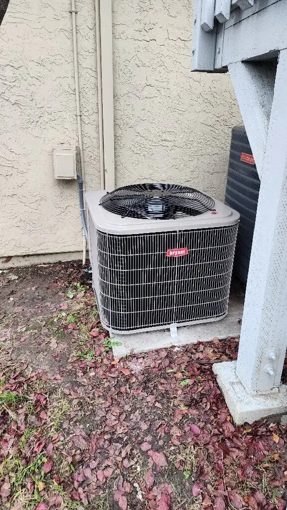 New 36k BTU Bryant heat pump installed by Nur HVAC in Santa Clara, CA