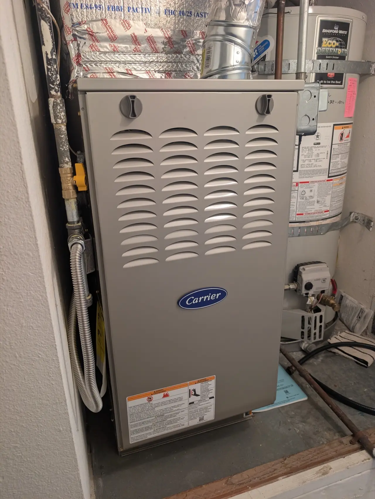Carrier 80% Furnace Installation in San Francisco, CA