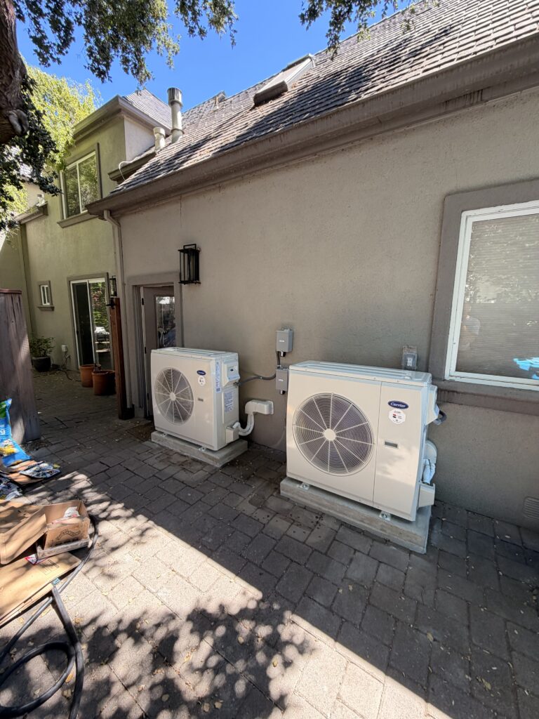 heat pump installation in Emerald Hills — Nur HVAC (photo 4)