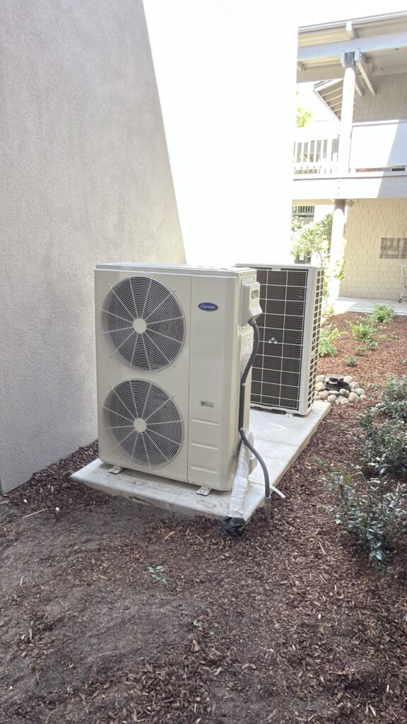 heat pump installation in Menlo Park — Nur HVAC