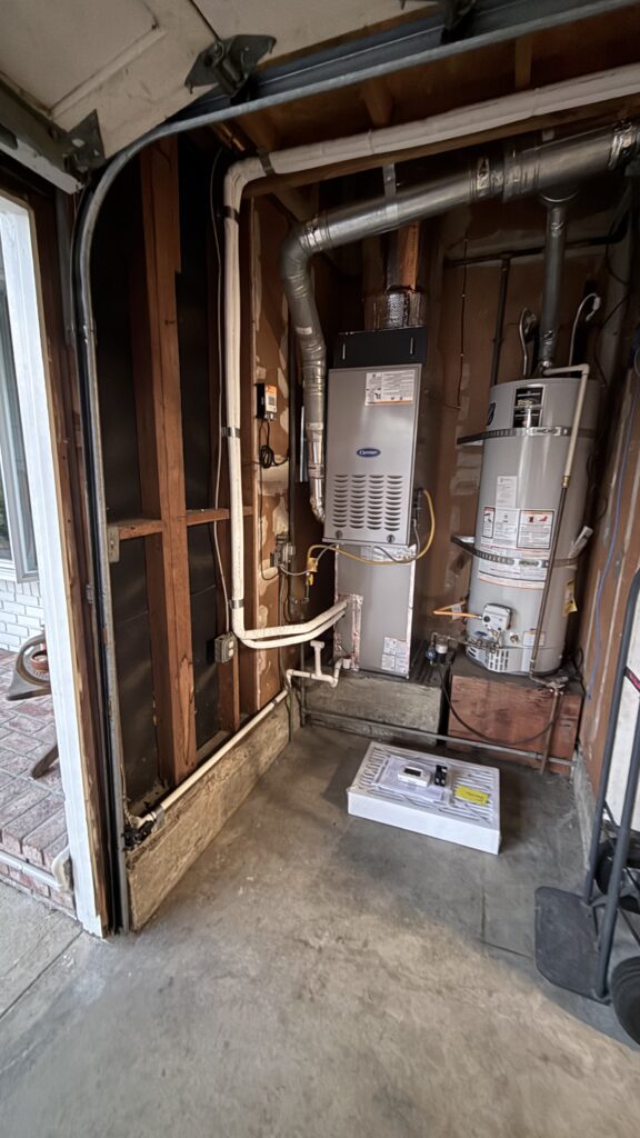 heat pump installation in San Carlos — Nur HVAC (photo 3)
