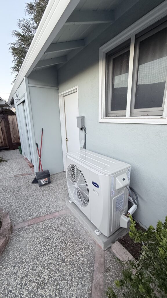 heat pump installation in San Carlos — Nur HVAC (photo 3)