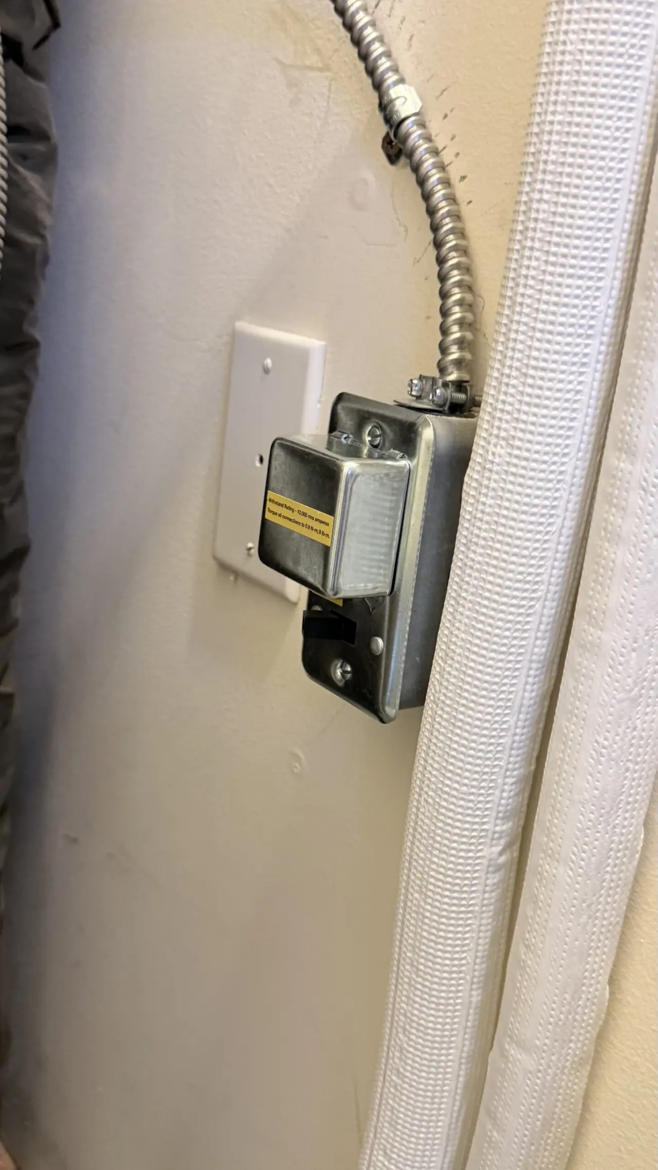 Surge protective device wired into the furnace electrical connection, San Francisco install