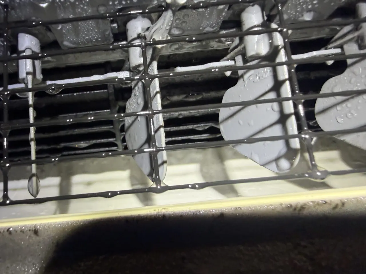 Blower wheel after a deep clean on a Mitsubishi mini split in Mountain View