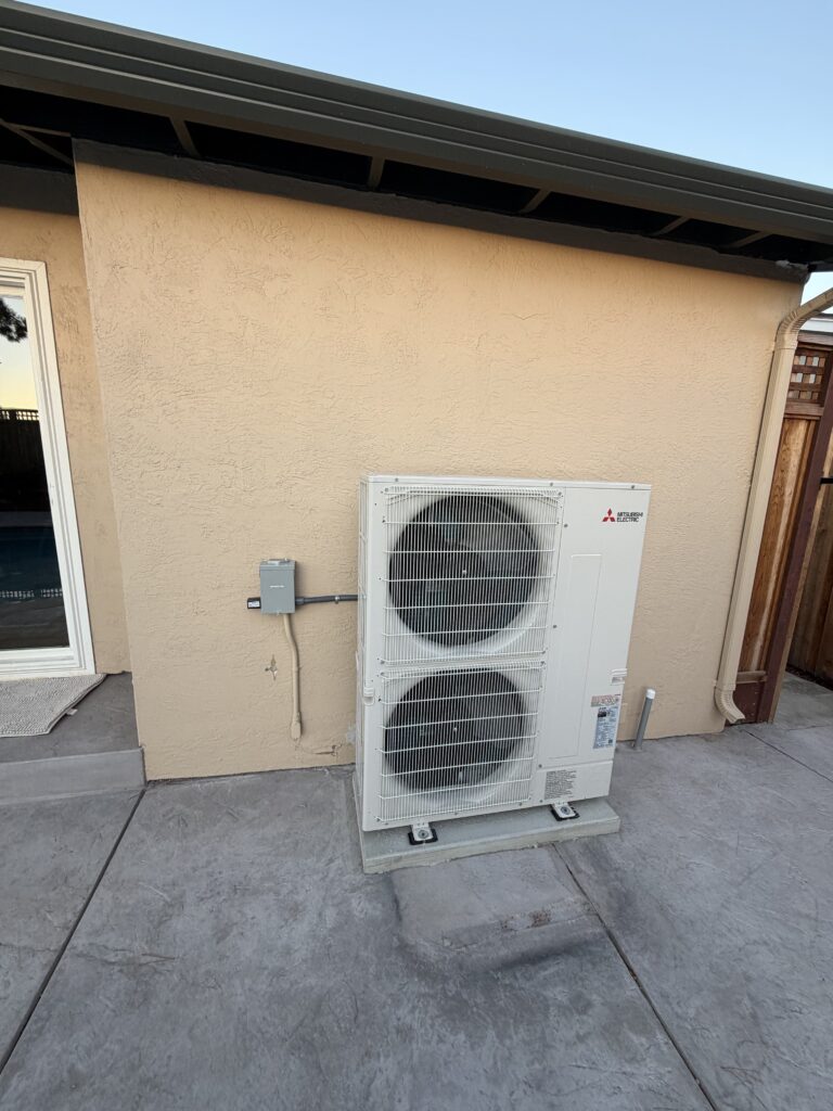 heat pump installation in Cupertino — Nur HVAC (photo 4)
