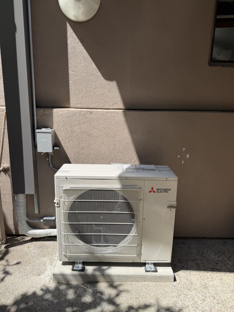 mini-split installation in Los Altos — Nur HVAC