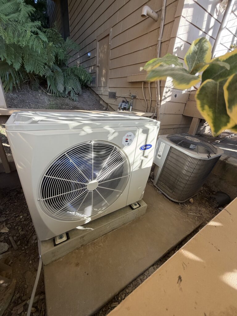 heat pump installation in Menlo Park — Nur HVAC