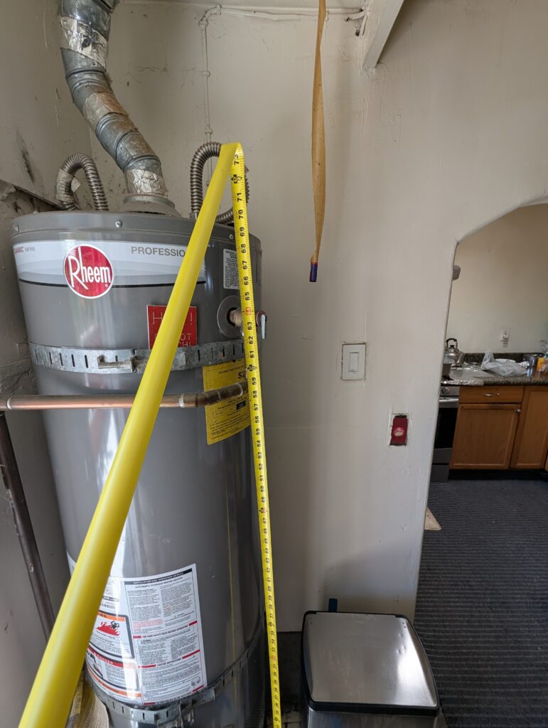Before: Rheem Heat Pump Water Heater Installation in South San Francisco
