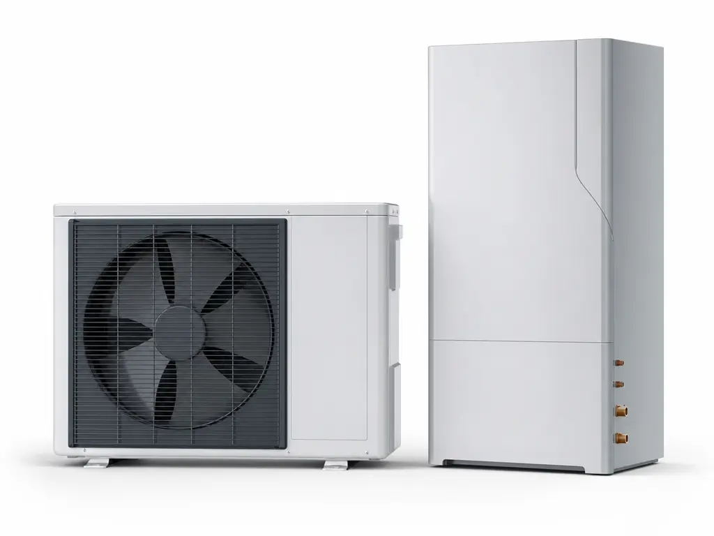 Modern residential electric heat pump system