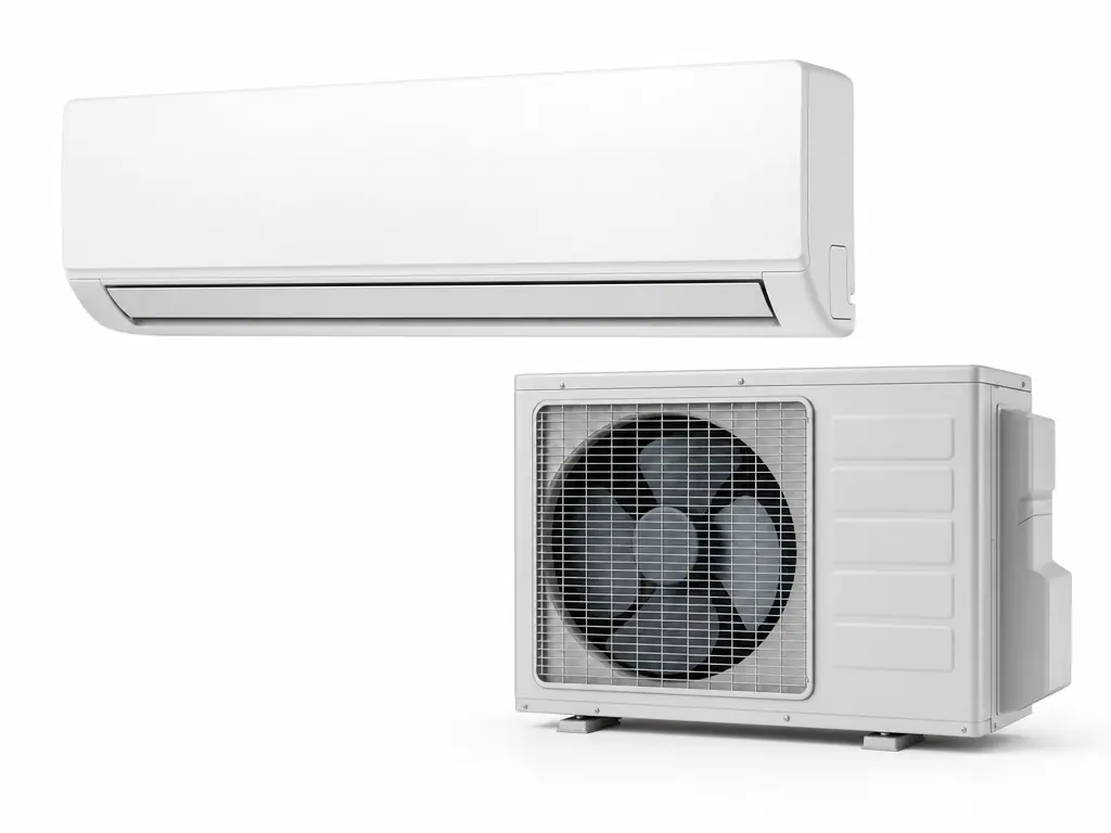 Mitsubishi ductless mini-split heat pump system